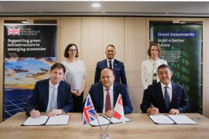 The signing ceremony for SUSI investment takes place at British High Commission in Singapore.